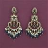 Indo Western Classic Earring with Mehndi Plating