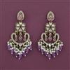 Indo Western Classic Earring with Mehndi Plating