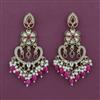 Indo Western Classic Earring with Mehndi Plating