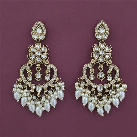 Indo Western Classic Earring with Mehndi Plating