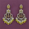 Indo Western Classic Earring with Mehndi Plating