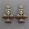 Indo Western Jhumki with Mehndi Plating