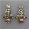 Indo Western Jhumki with Mehndi Plating