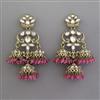 Indo Western Jhumki with Mehndi Plating