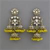 Indo Western Jhumki with Mehndi Plating