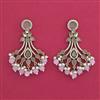 Indo Western Pearl Earring with Mehndi Plating