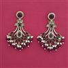 Indo Western Pearl Earring with Mehndi Plating