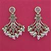 Indo Western Pearl Earring with Mehndi Plating