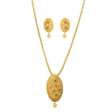 Antique Classic Pendant Set with gold plating