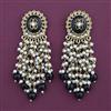 Indo Western Pearl Earring With Mehndi Plating