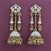Indo Western Jhumki with Mehndi Plating