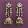 Indo Western Jhumki with Mehndi Plating
