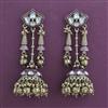 Indo Western Jhumki with Mehndi Plating