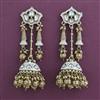 Indo Western Jhumki with Mehndi Plating