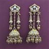 Indo Western Jhumki with Mehndi Plating