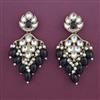 Indo Western Pearl Earring with Mehndi Plating