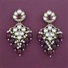 Indo Western Pearl Earring with Mehndi Plating