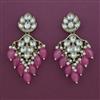 Indo Western Pearl Earring with Mehndi Plating
