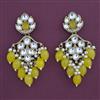 Indo Western Pearl Earring with Mehndi Plating