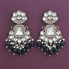 Indo Western Pearl Earring with Mehndi Plating