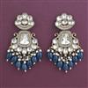 Indo Western Pearl Earring with Mehndi Plating