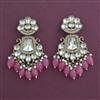 Indo Western Pearl Earring with Mehndi Plating