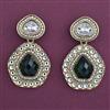 Indo Western Classic Earring with Mehndi Plating