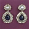 Indo Western Classic Earring with Mehndi Plating