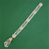 Indo Western Pearl Hair Brooch With Gold Plating