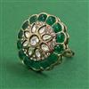 Indo Western Adjustable Ring With Mehndi Plating