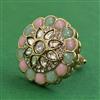 Indo Western Adjustable Ring With Mehndi Plating