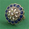 Indo Western Adjustable Ring With Mehndi Plating