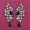 Indo Western Long Earring with Mehndi Plating