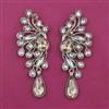 Indo Western Long Earring with Mehndi Plating