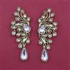 Indo Western Long Earring with Mehndi Plating