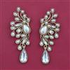 Indo Western Long Earring with Mehndi Plating
