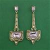 Indo Western Long Earring with Mehndi Plating