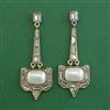 Indo Western Long Earring with Mehndi Plating