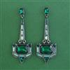 Indo Western Long Earring with Black Plating