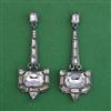 Indo Western Long Earring with Black Plating