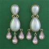 Indo Western Pearl Earring with Mehndi Plating
