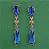 Indo Western Classic Earring with Mehndi Plating