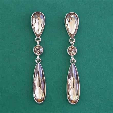 Indo Western Classic Earring with Mehndi Plating