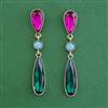 Indo Western Classic Earring with Mehndi Plating