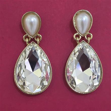 Indo Western Classic Earring with Mehndi Plating