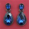Indo Western Classic Earring with Black Plating