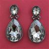 Indo Western Classic Earring with Black Plating