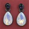Indo Western Classic Earring with Black Plating