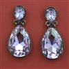 Indo Western Classic Earring with Black Plating
