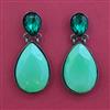 Indo Western Classic Earring with Black Plating